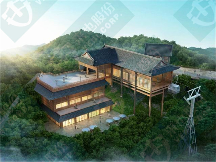 圣頂山索道上站01